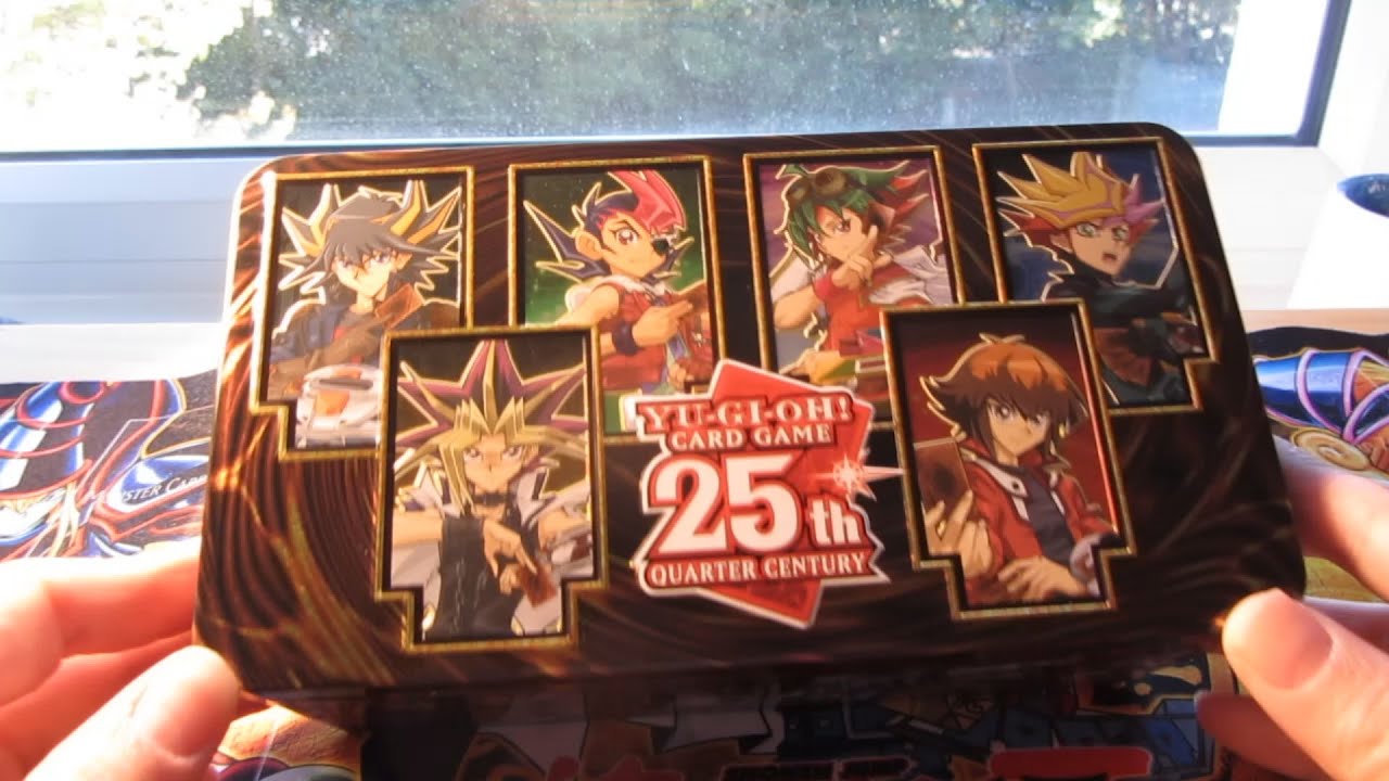 YuGiOh 25th Anniversary Dueling Heroes Tin Opening!