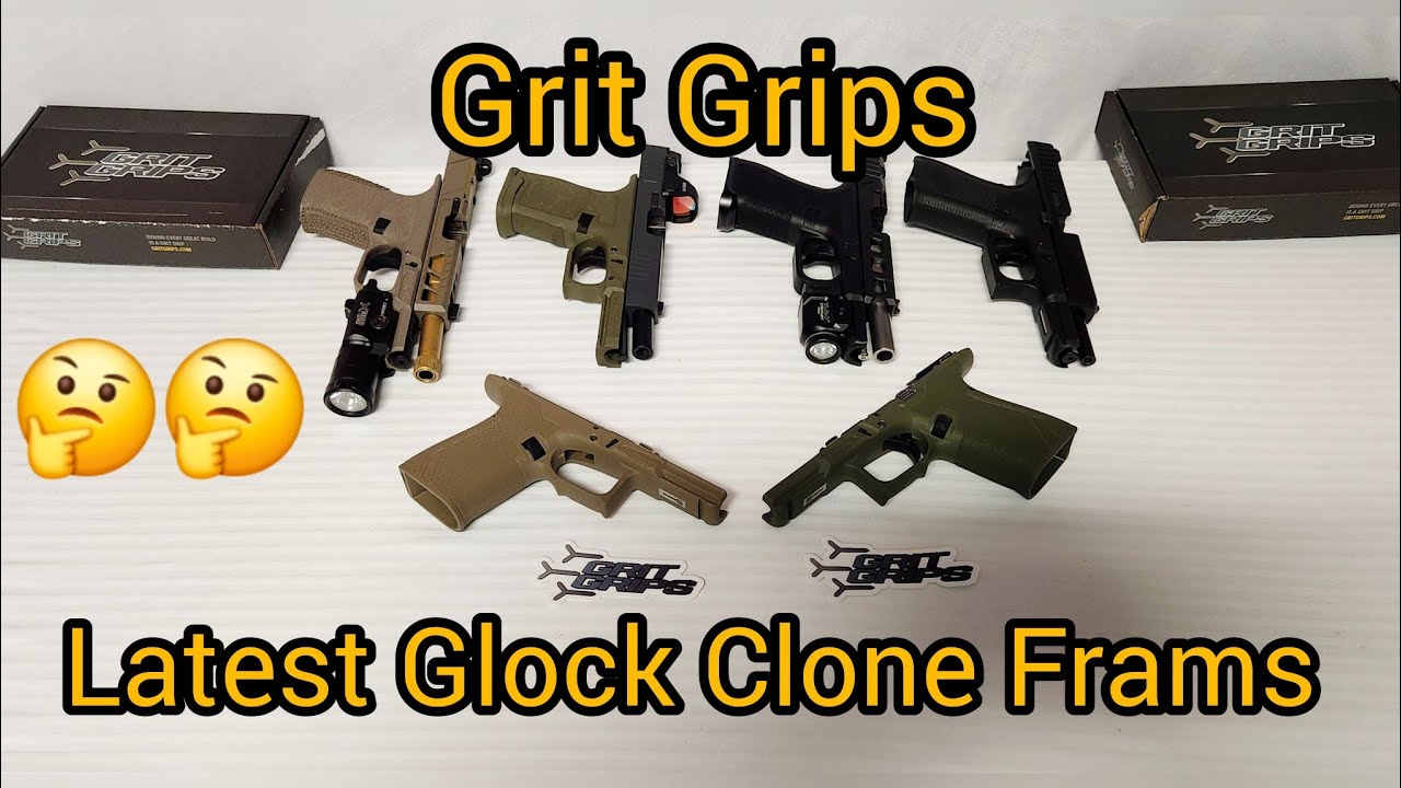 Grit Grips Frames vs. Glock | Psa Dagger | Combat Armory Comparison