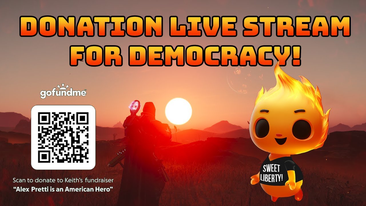 Donation Live Stream for Alex Pretti | FOR DEMOCRACY!