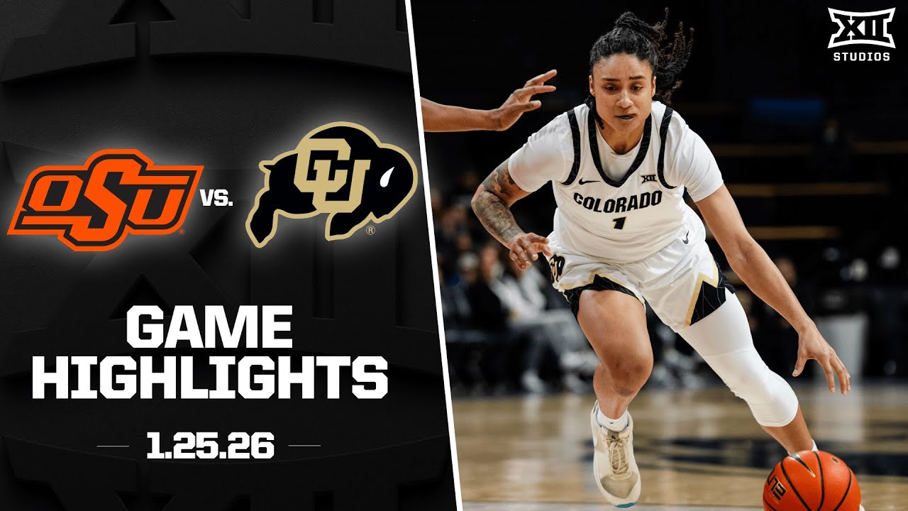 Oklahoma State vs. Colorado Game Highlights | 2025-26 Big 12 Women’s Basketball