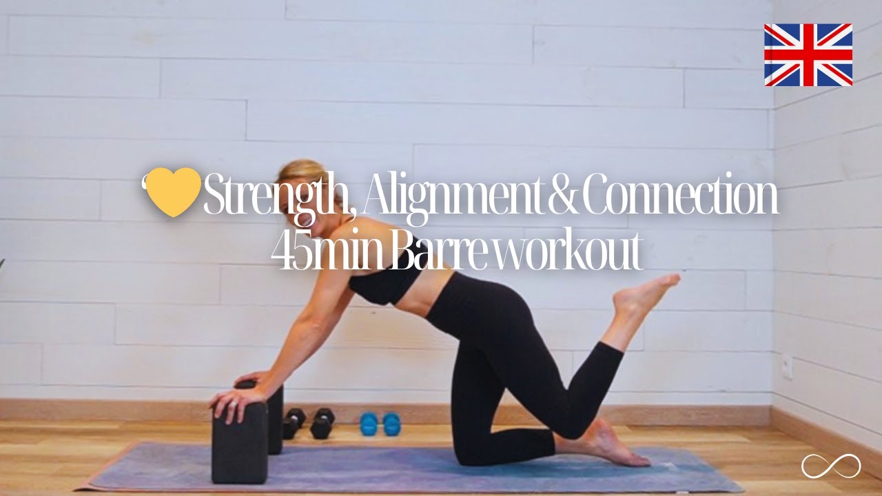 Barre Flow with Blocks & Weights 💛 Strength, Alignment & Connection