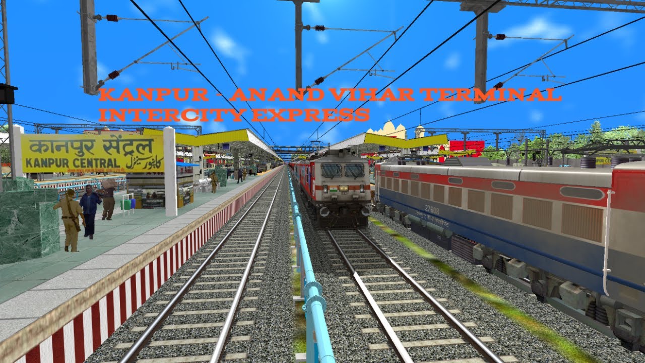 🚂14151 KANPUR ANAND VIHAR TERMINAL INTERCITY EXP  | | MSTS   ||  AJAY GAMING PART 2   🔥
