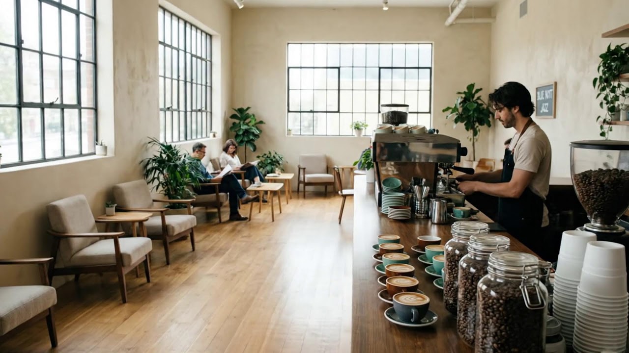 조용한 창작 시간을 위한 봄 카페 재즈 ☕🌷🎵