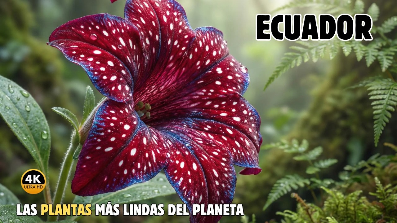 ECUADOR: Top 7 PLANTAS Más BELLAS Y Exóticas De ECUADOR | DOCUMENTAL Parte 1