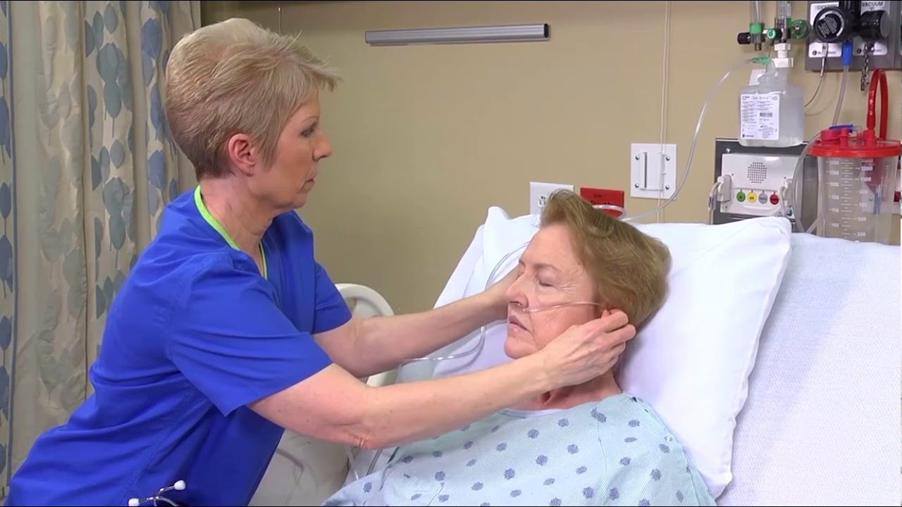 Applying a Nasal Cannula or Face Mask