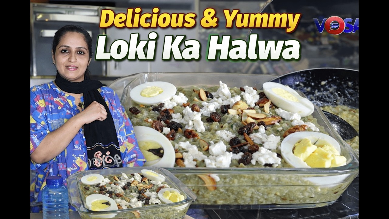 Delicious and Yummy Loki Ka Halwa || Garnish With Dry Fruits and Boiled Eggs