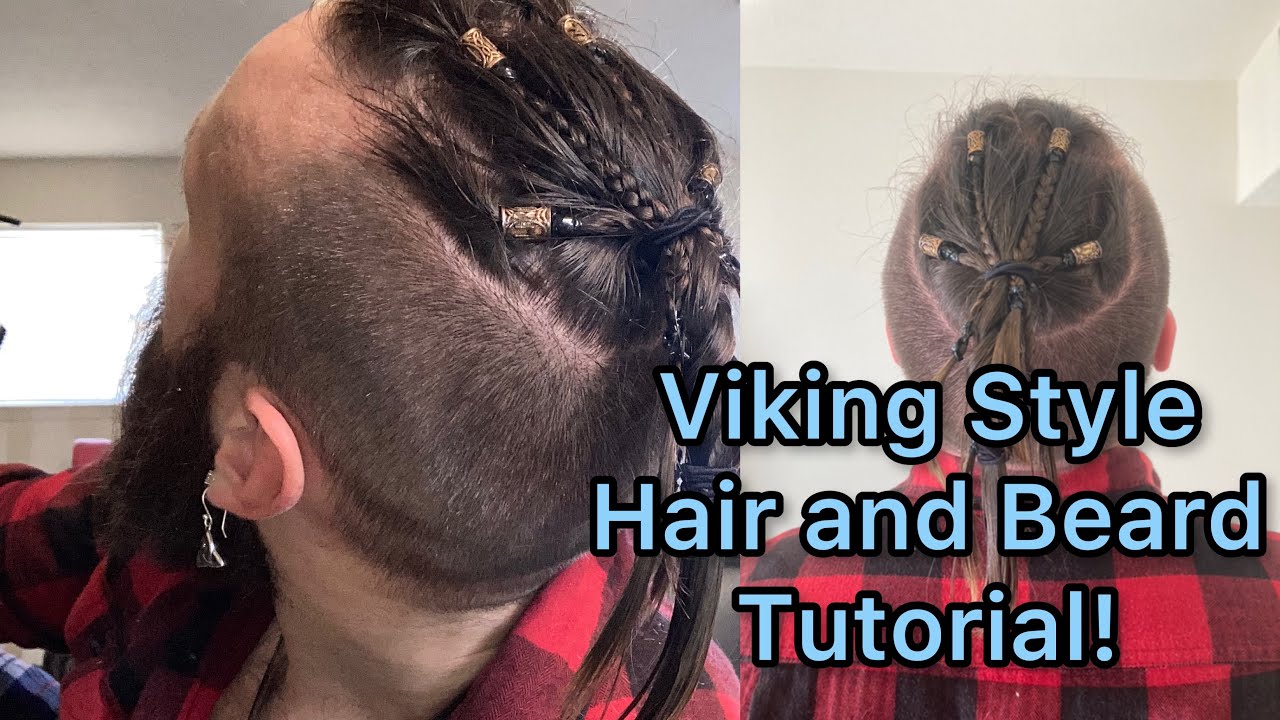 How to do the Viking Hair beads (Braid) and Beard | Tutorial | BeardedViking7