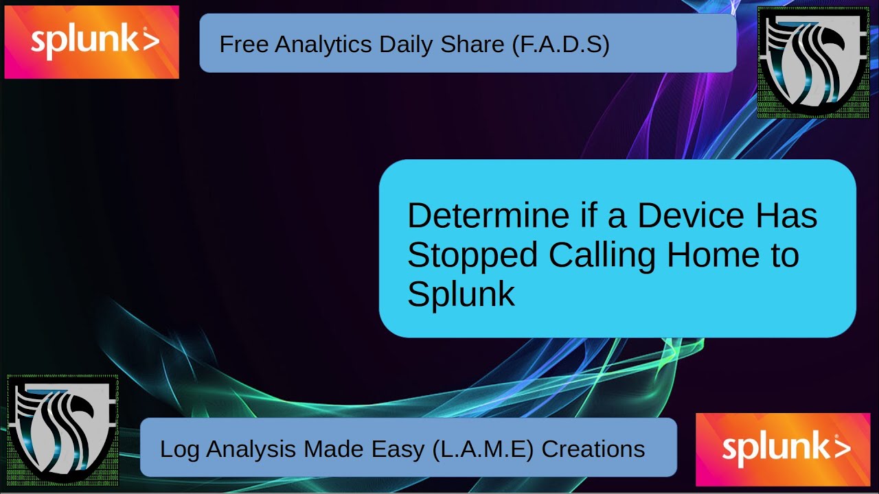 Учебное пособие по Splunk | Использование поиска для поиска системы, не отправляющей отчёты в Spl...