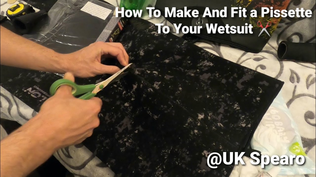 How To Make And Fit A Pissette / Pee Valve - No Stitching - English  #howto #tutorial #spearfishing