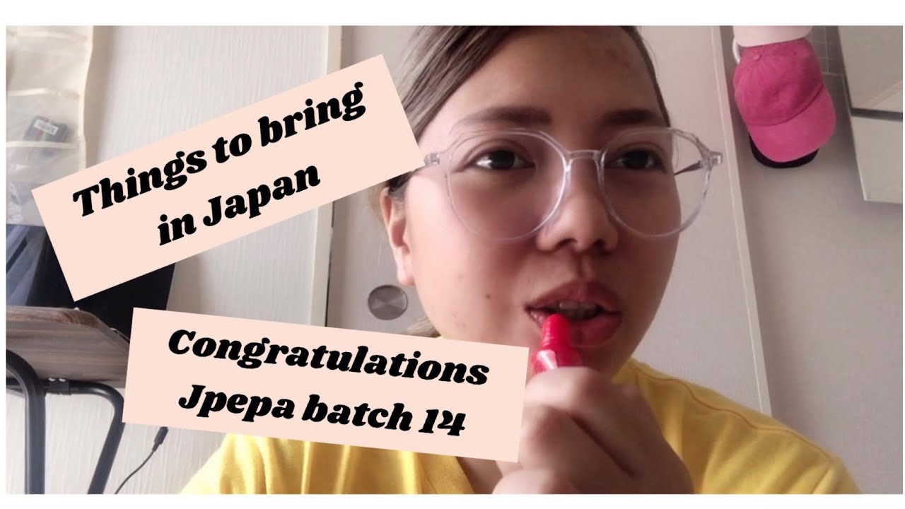 Things to bring in Japan | sit down vlog |
