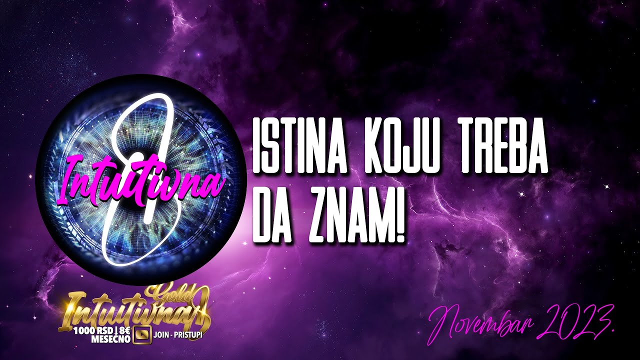 🌟ISTINA KOJU TREBA DA ZNAM!🌟 Tarot citanje 🔮 Grupno otvaranje @Intuitivna8