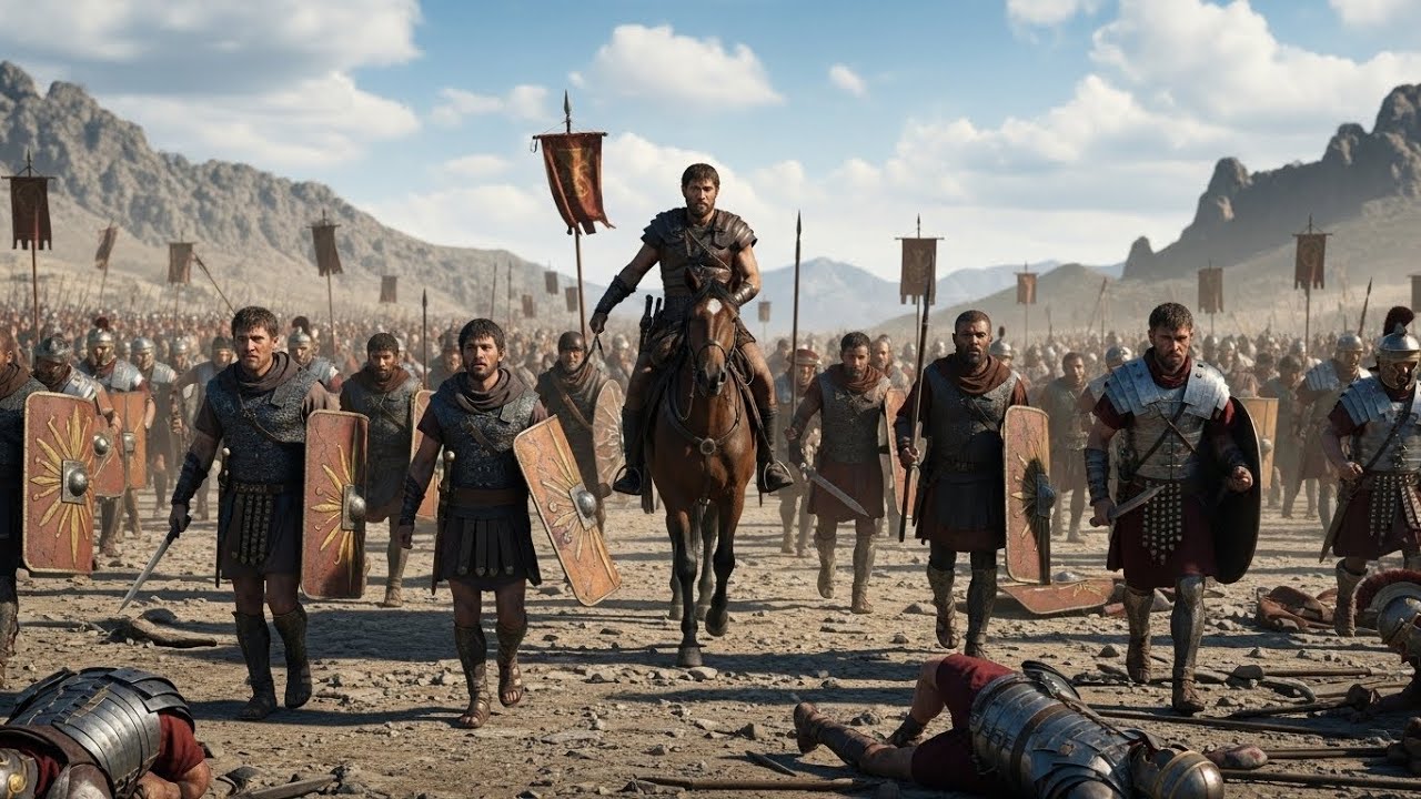 Spartacus : la grande révolte des esclaves contre Rome (73–71 av. J.-C.).