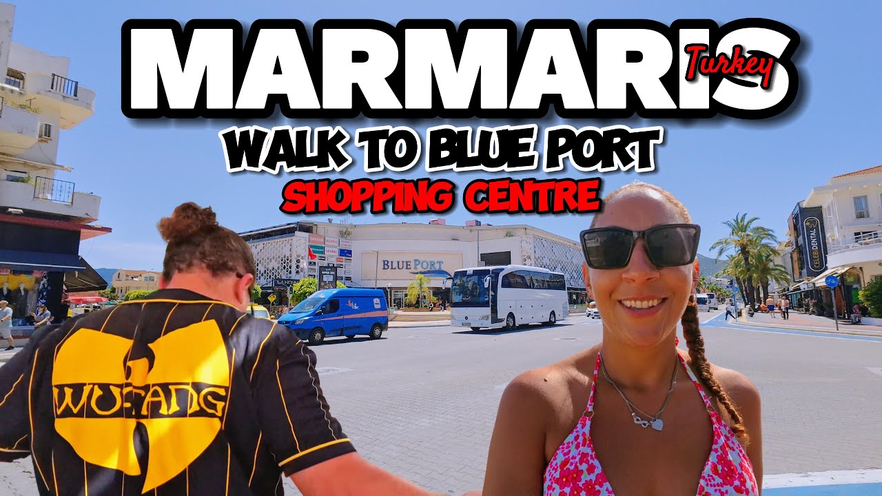 We Take A Walk To Blue Port Shopping Centre Marmaris Türkiye Clothes Shops Prices Turkey