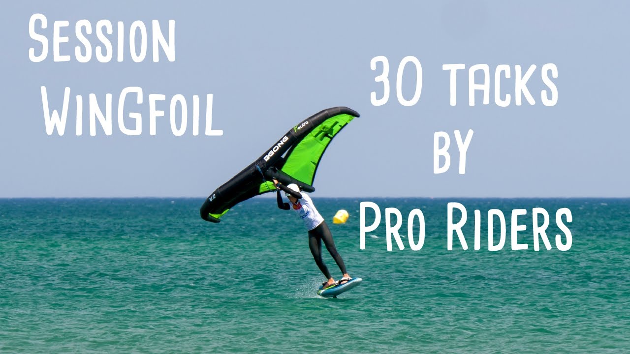 Session Pro Riders GWA - Wingfoil ➰Tuto Tacks♾️30 exemples➿🚀 - (Mondial du vent 2022- Leucate)