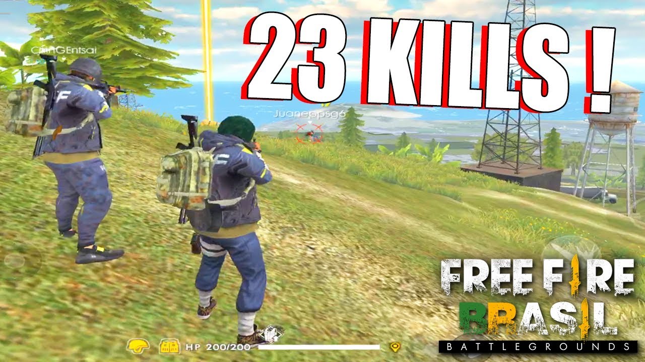 23 KILLS CRUSHER FOOXI E CHIN - FREE FIRE BATTLEGROUNDS
