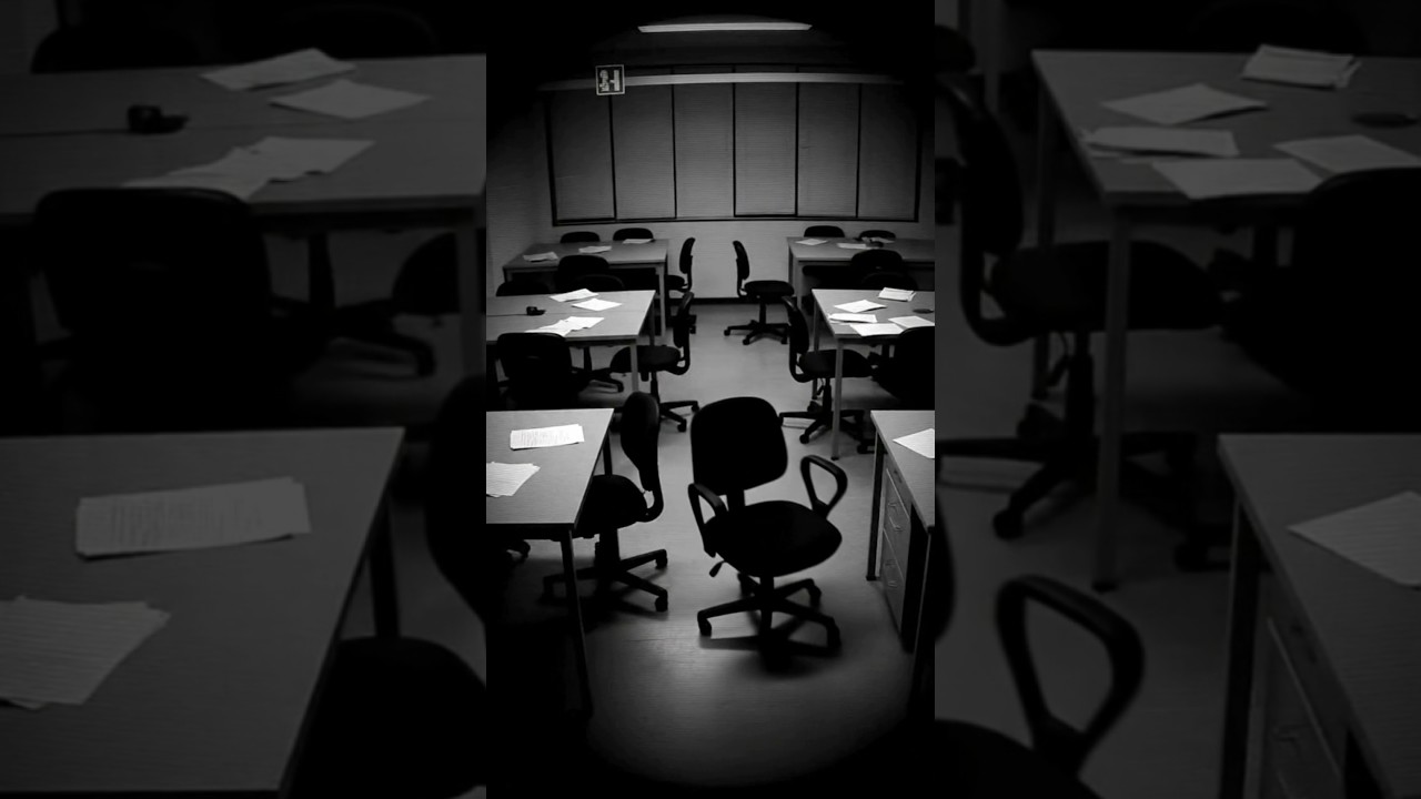 Empty Office Horror &ndash; Chair Moves on Its Own!