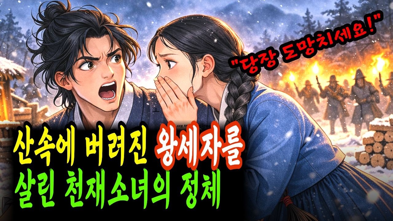 불구로 태어나 눈밭에 버려진 왕세자를 구한 지혜로운 천재아이|민담|전설|설화|옛날이야기|조선시대 이야기|권선징악|어른을 위한 동화|지혜로운 이야기