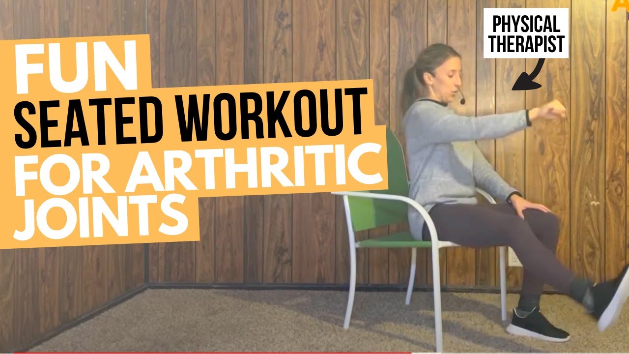 RELIEF for joint pain | 15 minute SEATED kickboxing workout for beginners | Dr Alyssa Kuhn