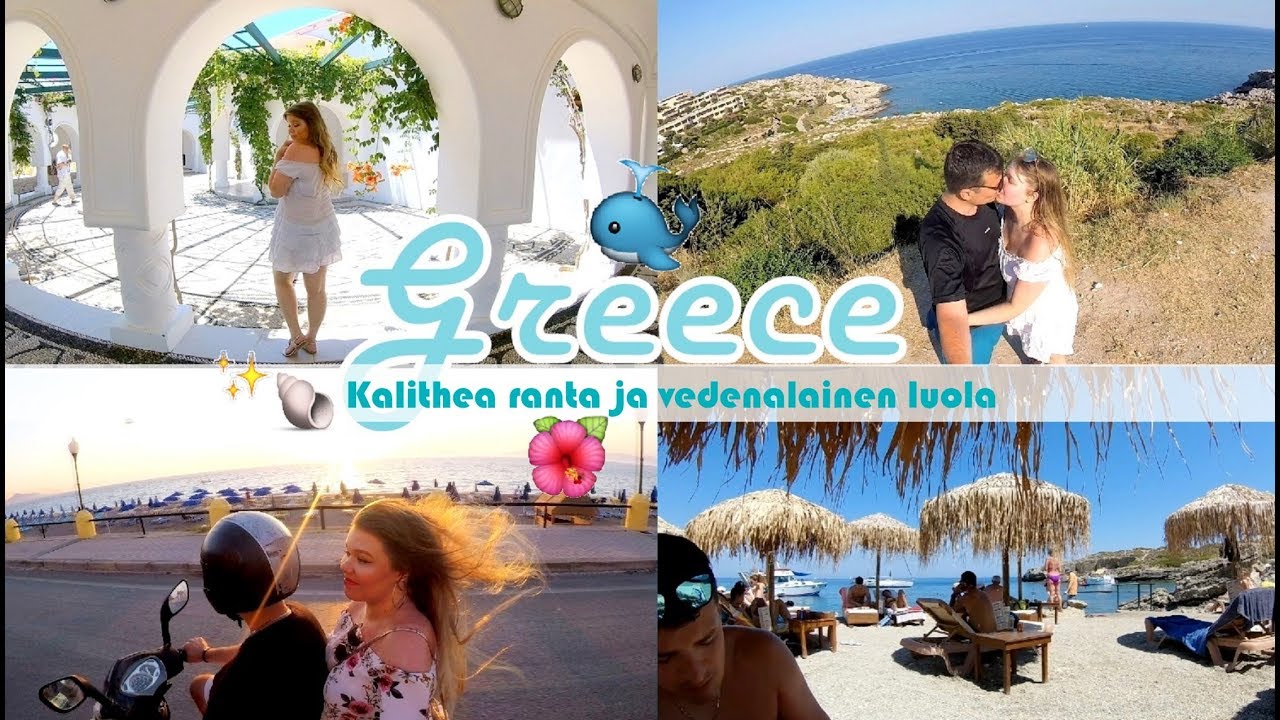 Greece Rhodes 2017 🇬🇷 | Kalithea ranta & Vanhakaupunki 🐳✨💏