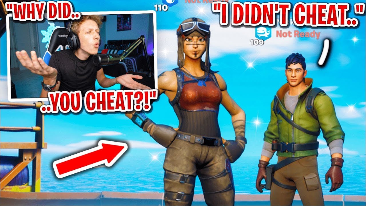This kid got accused of CHEATING after winning 15 SCRIMS in Fortnite... (drama alert)