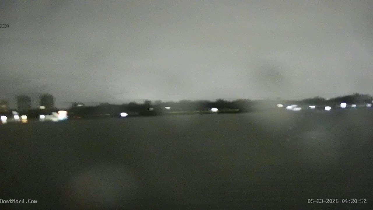Detroit River Live Cam from the Dossin Museum, Detroit, Michigan USA
