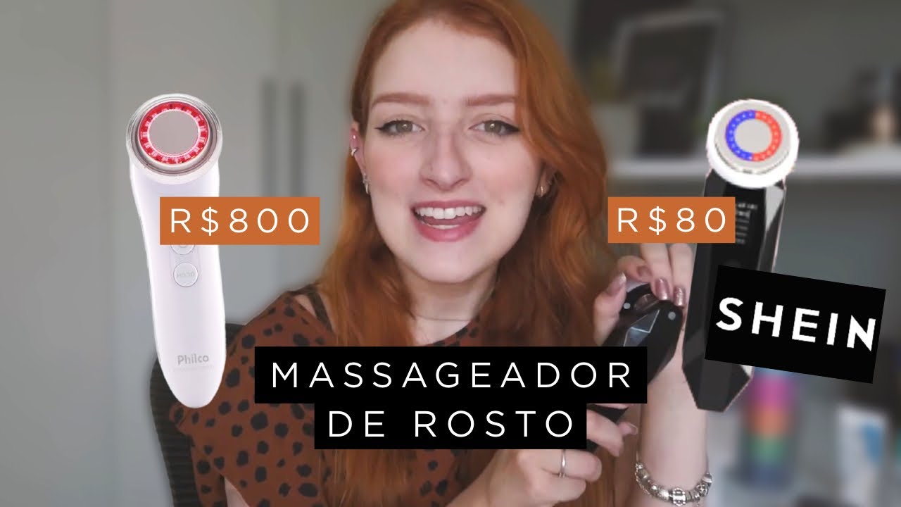 MELHORA a pele! Massageador de rosto SHEIN! Lifting!