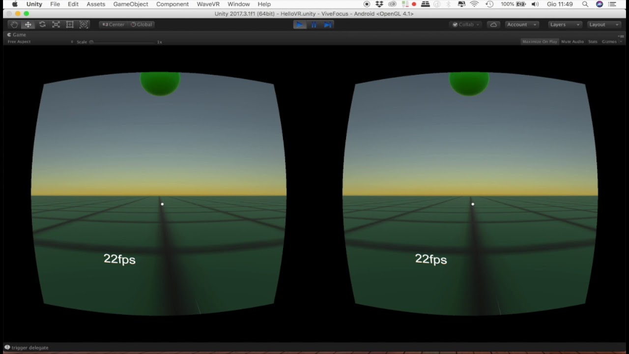HTC Vive Focus + Unity 3d