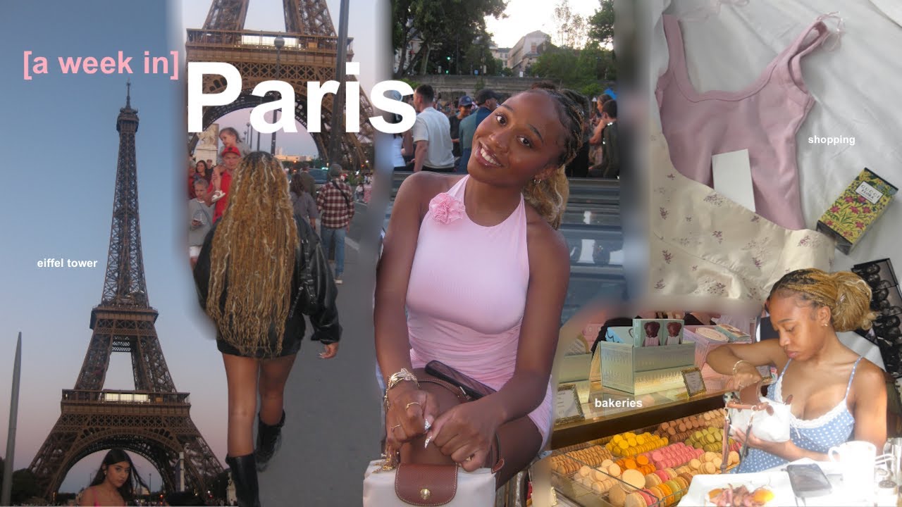 PARIS VLOG🇫🇷💋 everything I did in a week! | eiffel tower, disneyland, hidden cafe's, exploring, etc