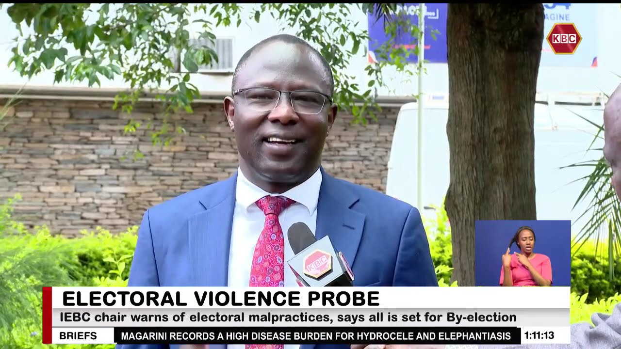 IEBC chair warns of electoral malpractices, says all is set for the By-election