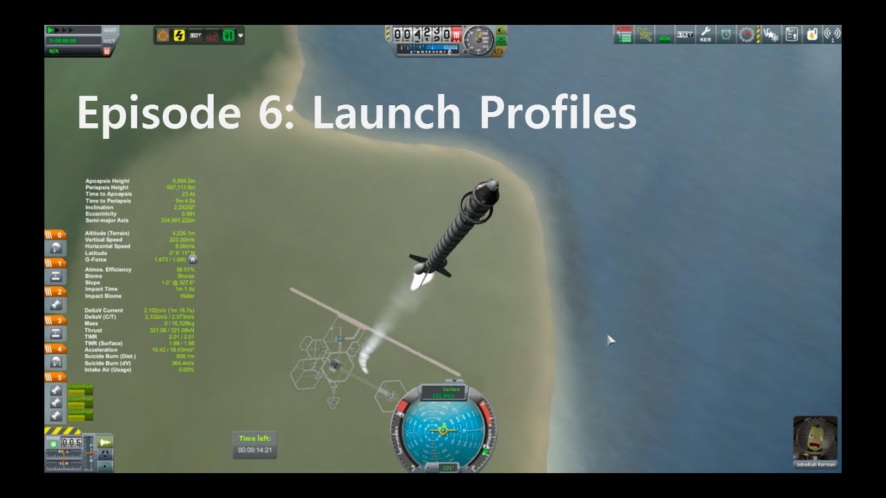 KSP Career: Episode 6 - Launch Profiles