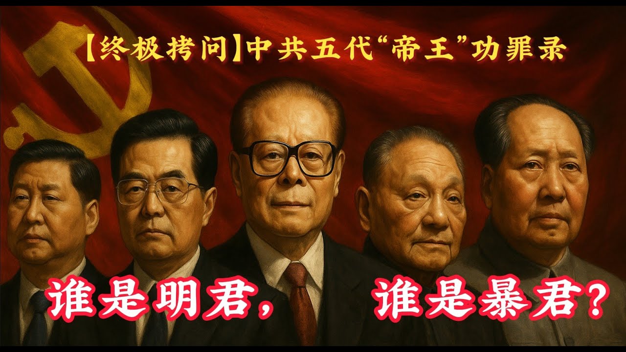 【终极拷问】中共五代&ldquo;帝王&rdquo;功罪录：谁是明君，谁是暴君？为何得分最高的，竟是那个&ldquo;什么都没做&rdquo;的人？