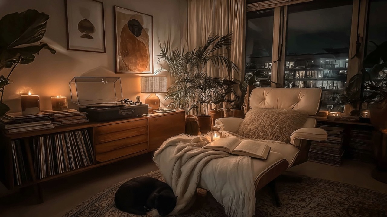 Night Jazzhop for Study, Reading & Focus | Unrushed Time