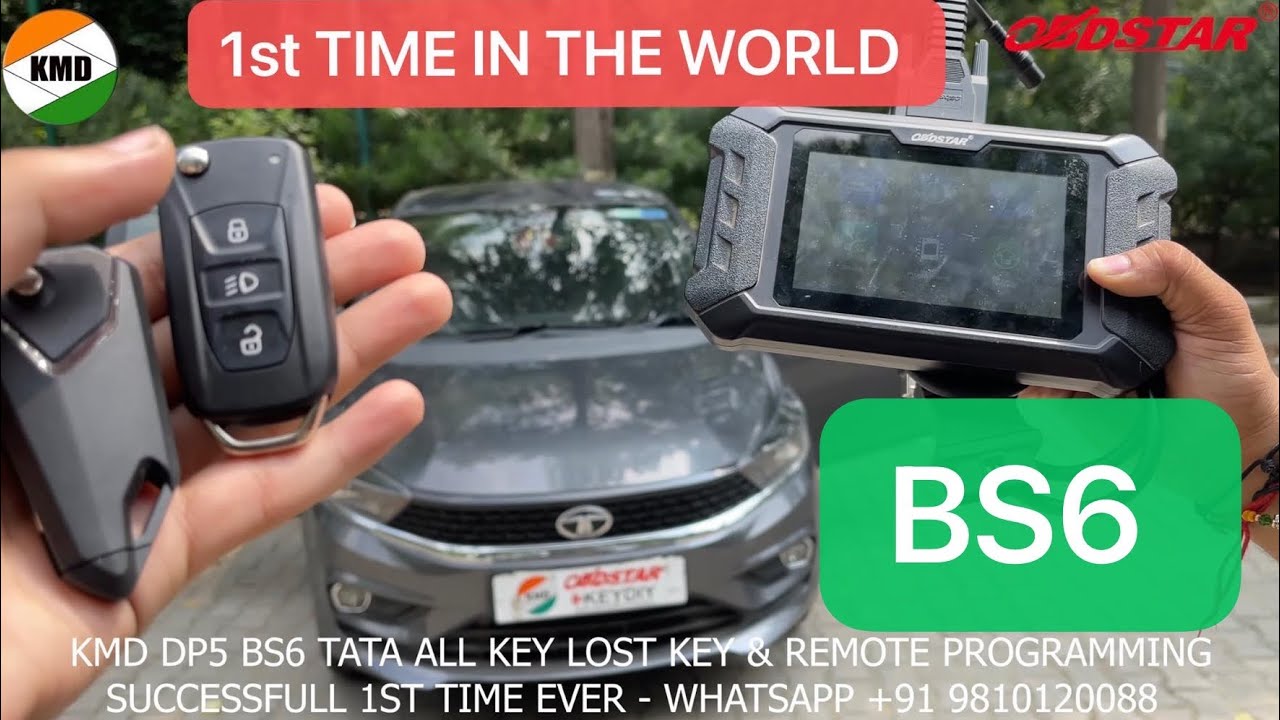 KMD DP5 TATA BS6 KEY & REMOTE PROGRAMMING SUCCESSFULL FIRST TIME EVER