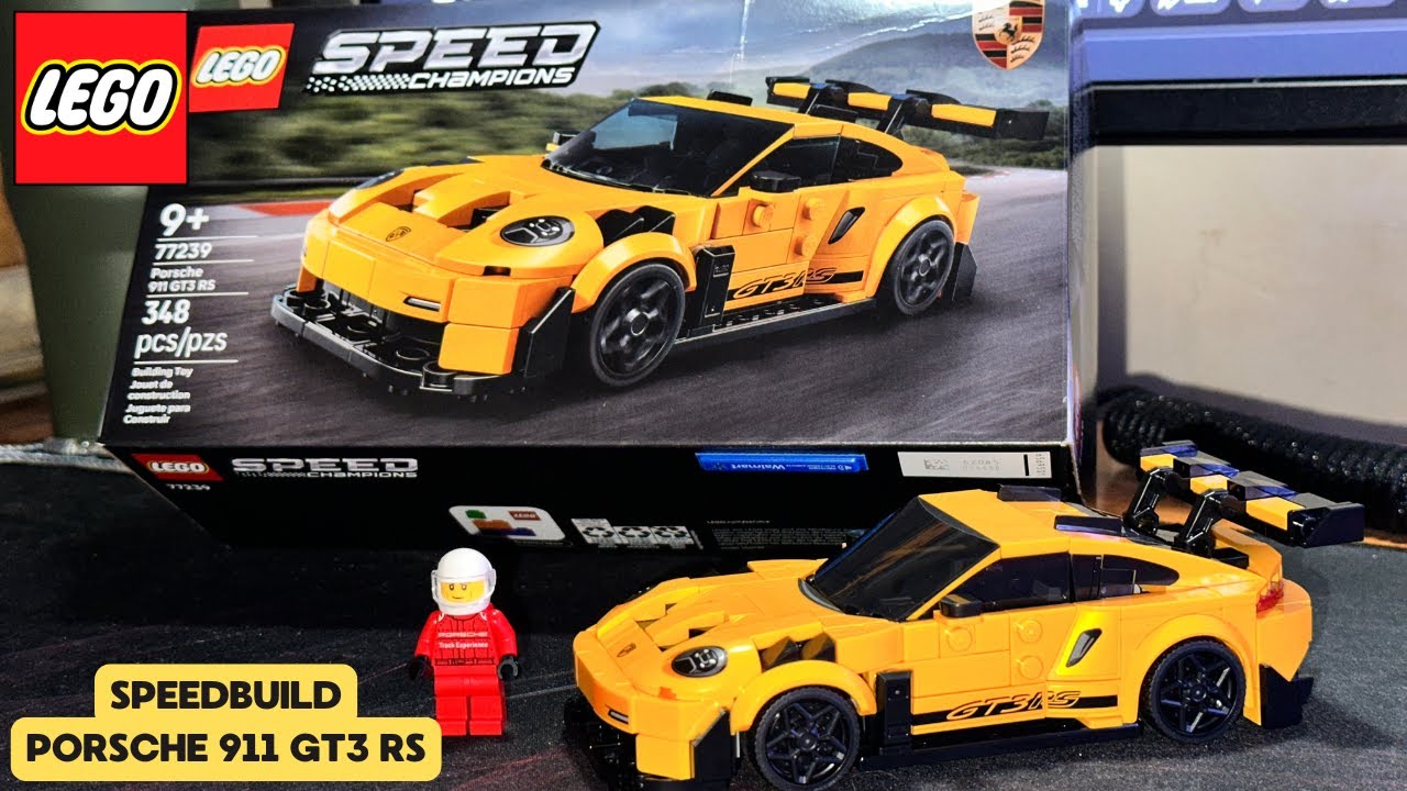 LEGO SpeedChampions Posrche 911 GT3 RS | Set 77239 | Speedbuild | MikeBricks