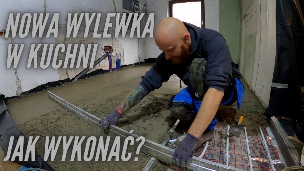 Nowa wylewka w kuchni, pokazuje jak ją zrobić, na co zwrócić uwagę.