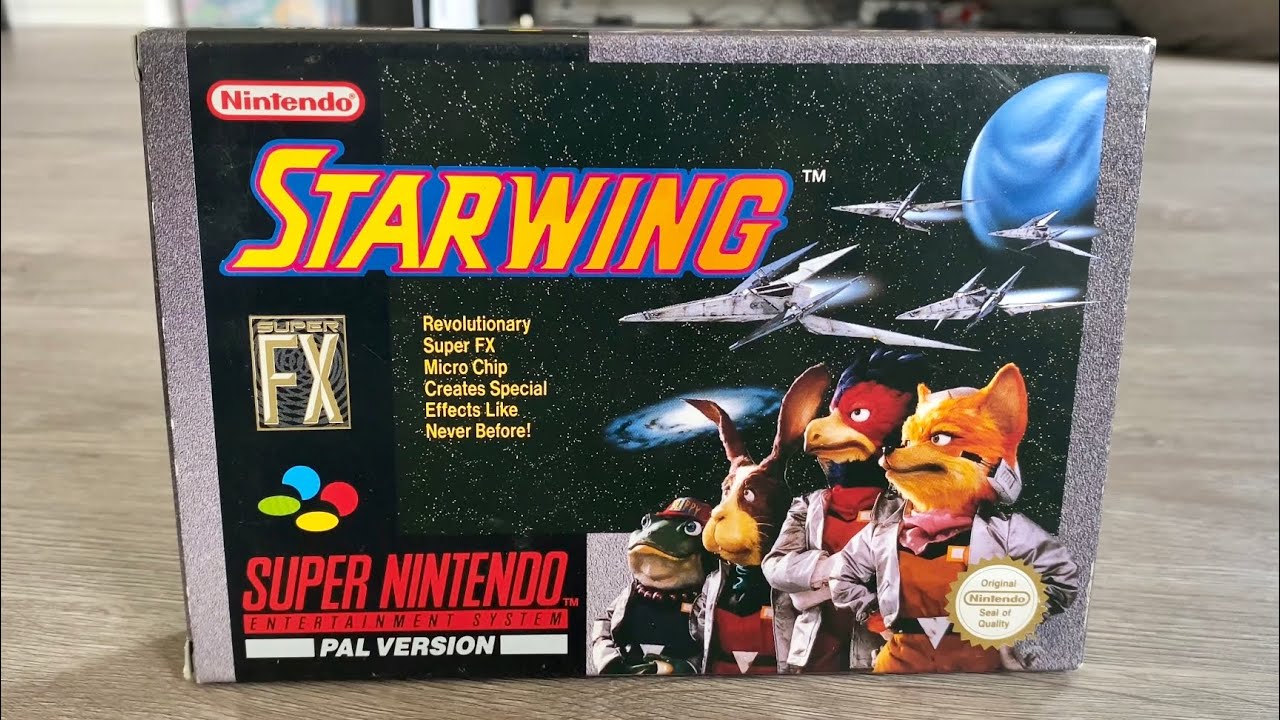 Starwing Unboxing ASMR - Super Nintendo