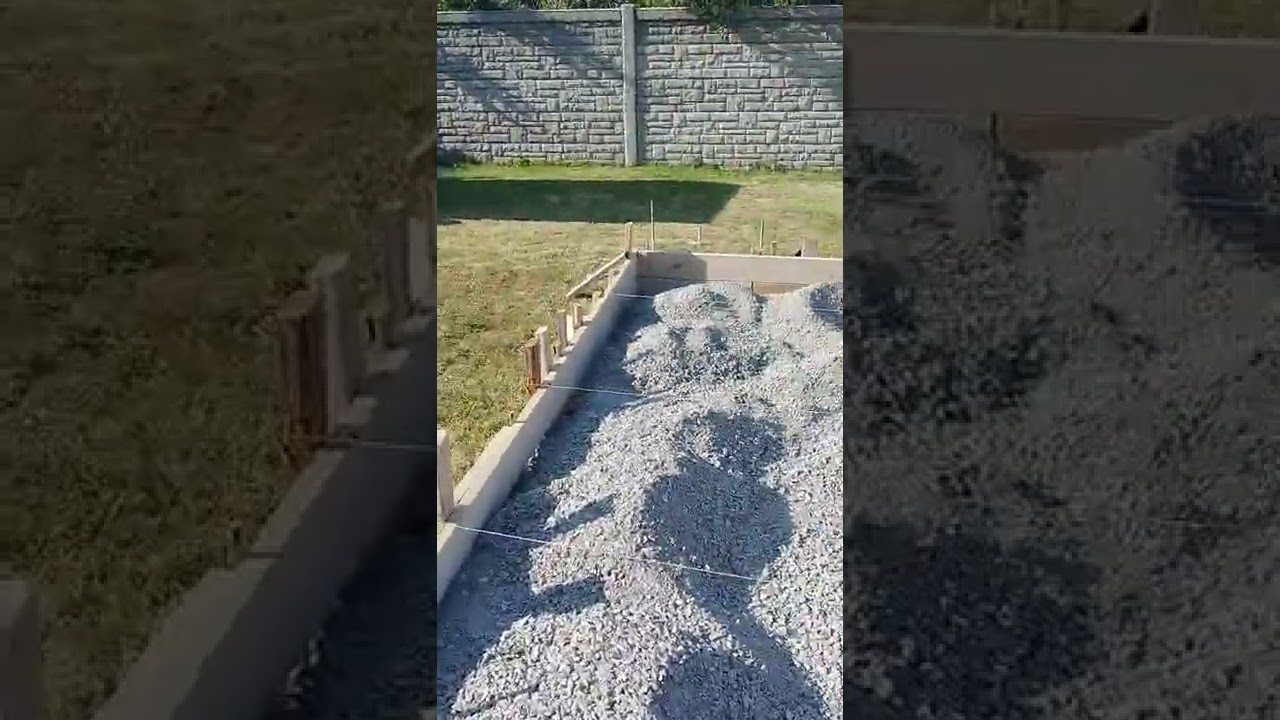 how to grade gravel for a patio