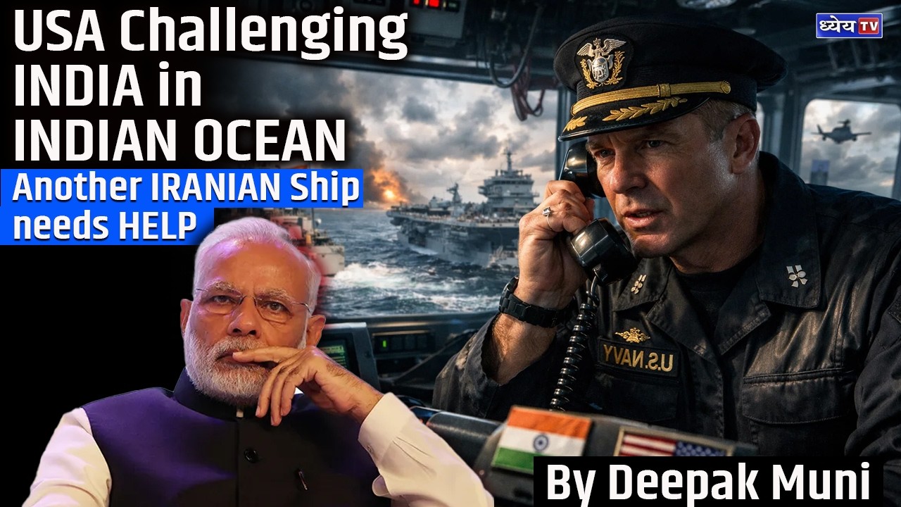 Another IRAN warship NEEDS HELP!! USA Challenging INDIAN dominance II Deepak Muni