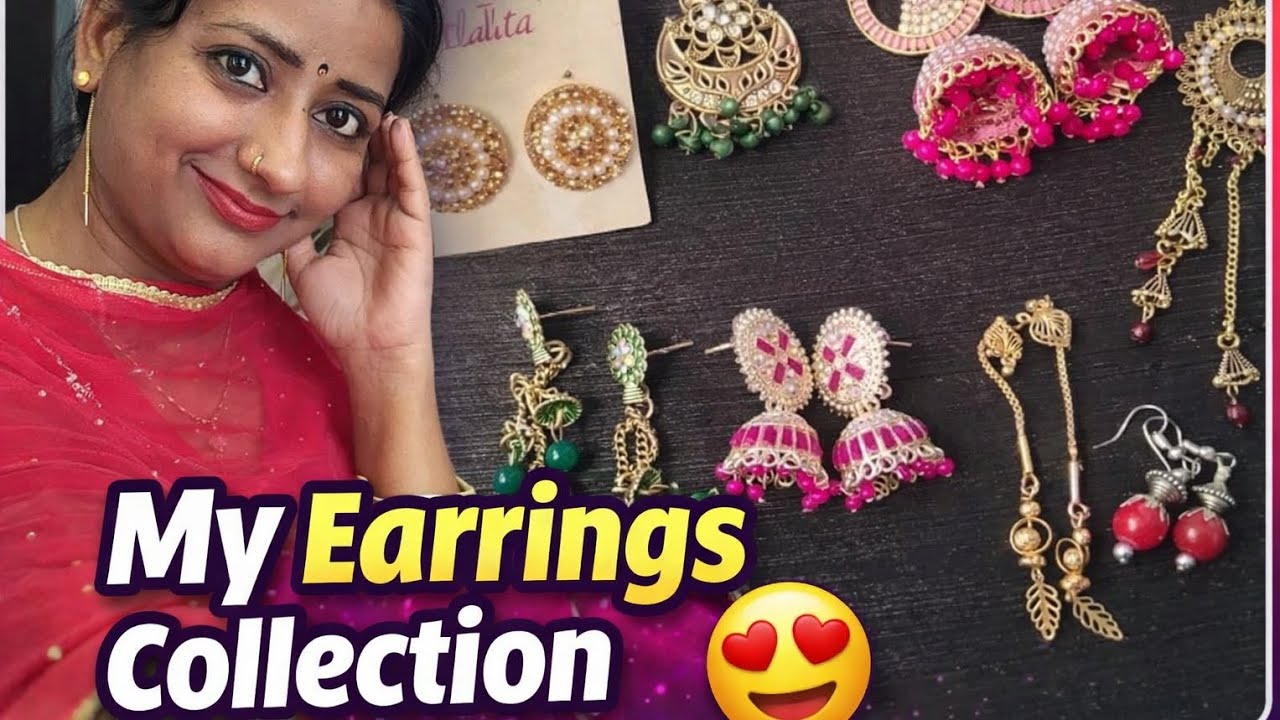 My earrings collection #daily vlog #vlogging #vlog 