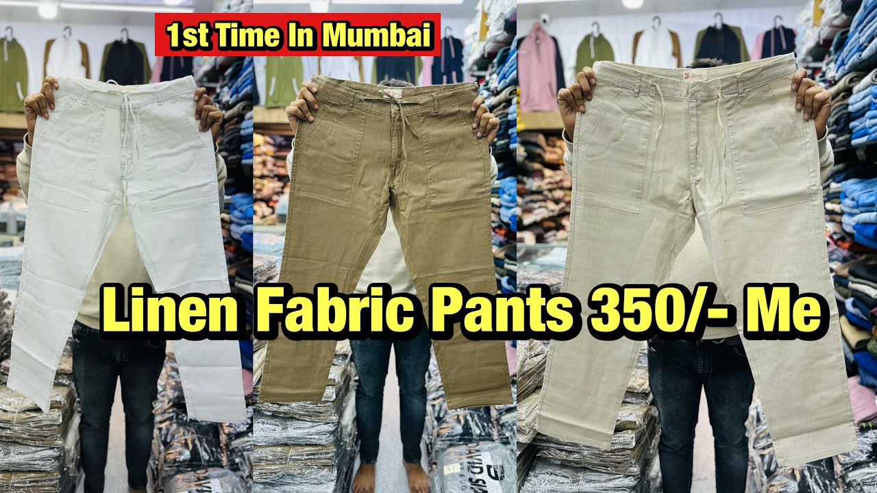 Most Demanding Linen Fabric Bottoms | Linen Fabric Baggy Style Pants | Slim Fit Linen Pant | 29-1124