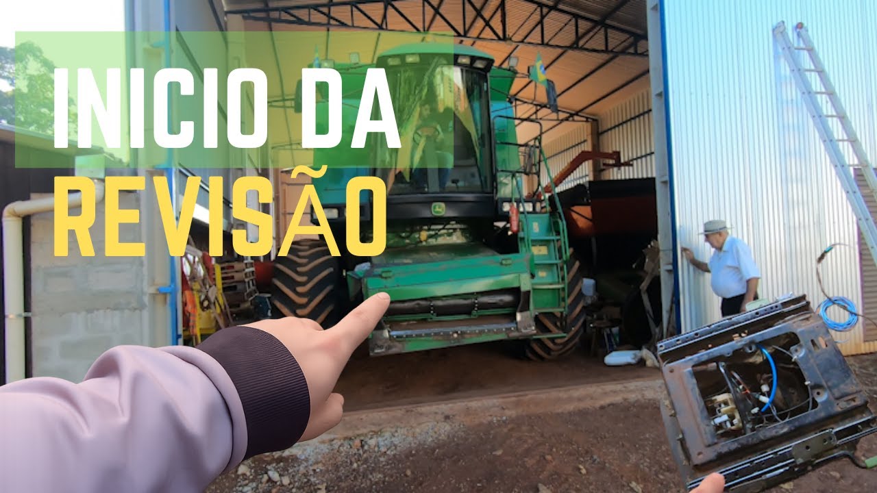 Preparação Pesada! Começamos a Revisar a John Deere 1550 pra Colheita da Soja 🔧🌱 #298