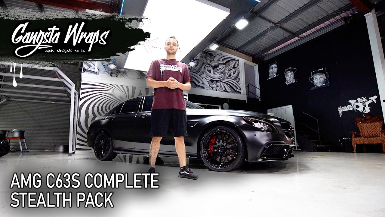 AMG C63S COMPLETE BLACKOUT PACK
