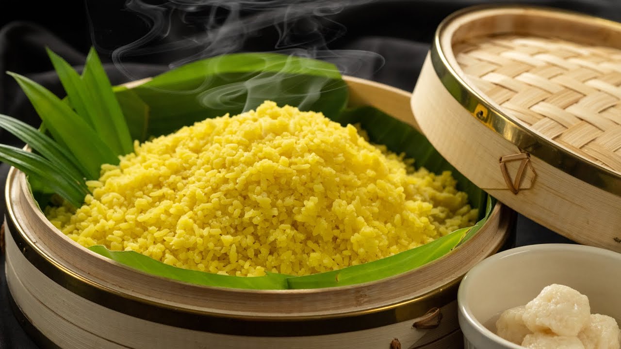 C&aacute;ch nấu X&Ocirc;I V&Ograve; dẻo tơi từng hạt ho&agrave;n to&agrave;n kh&ocirc;ng kh&oacute; | Glutinous rice cooked split peas