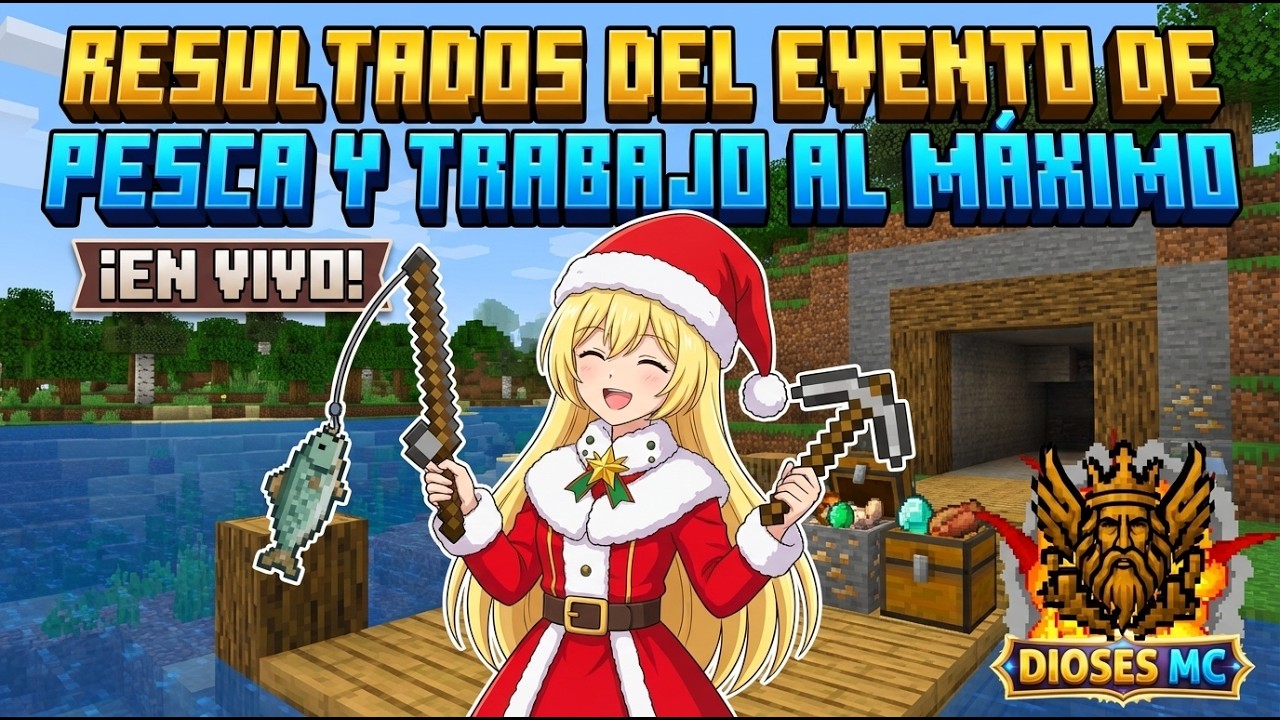 🔴 Resultados del MEGA Evento 🎣 y Nos ponemos a TOPE con la Base | Dioses MC Survival