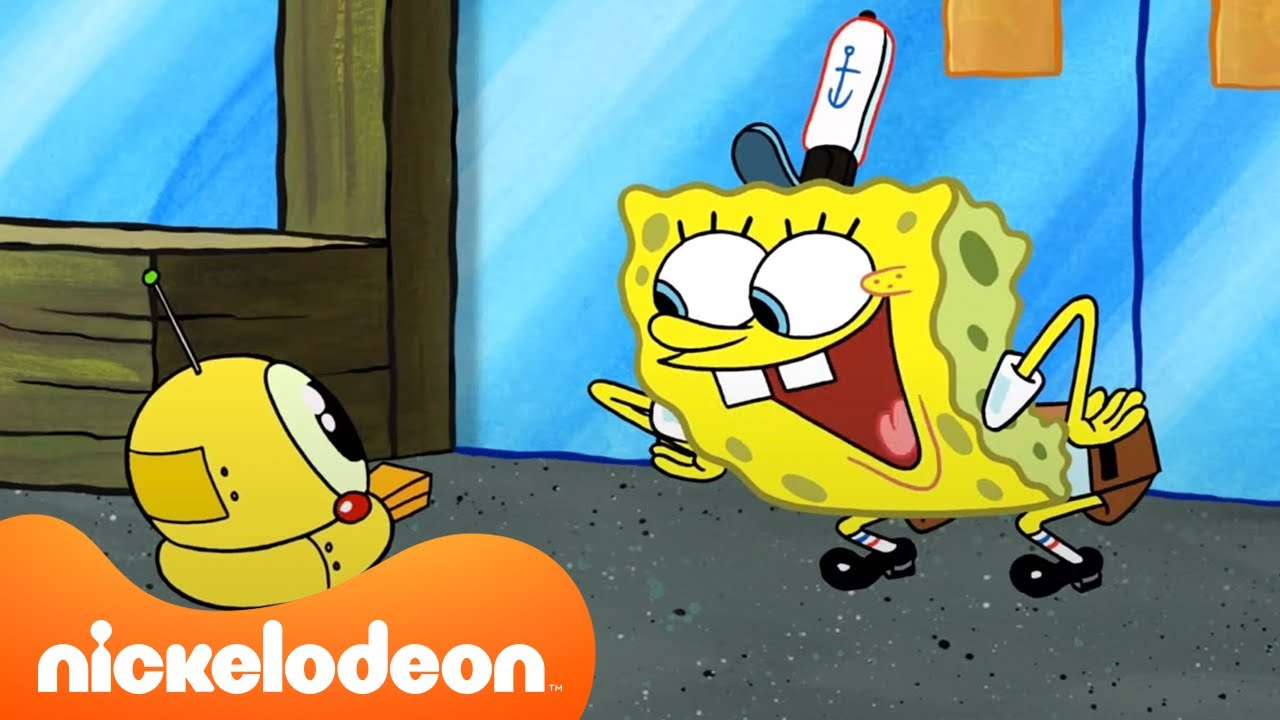 Plankton's New Robot is Adorable but Deadly! | SpongeBob | Nickelodeon UK