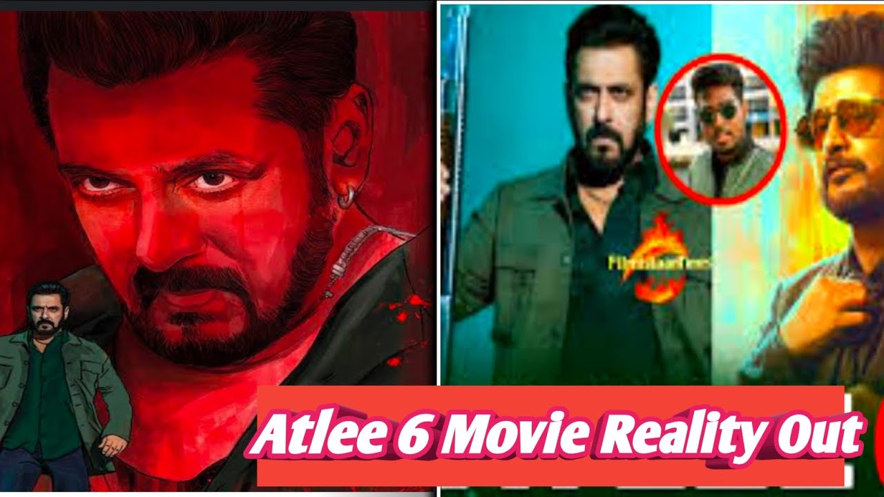 Atlee 6 Movie Salman Khan||Atlee Salman Khan Announcement|| Salman Khan Atlee Movie Announcement