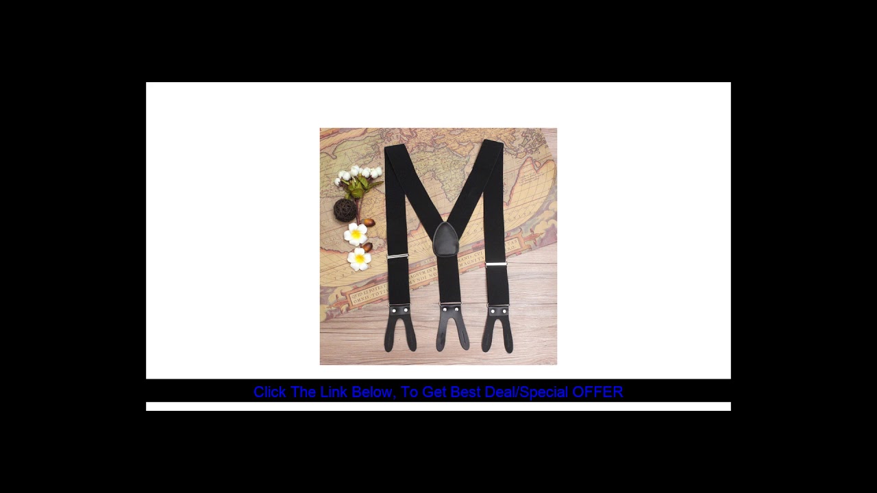 Buy 5.0*120cm Genuine Leather Suspenders Casual Elastic Braces Fashion Buttons Suspensorio Trousers