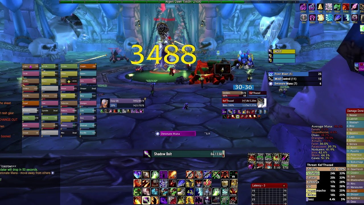 WoW Classic Naxxramas Warlock PoV (2025-10-14)