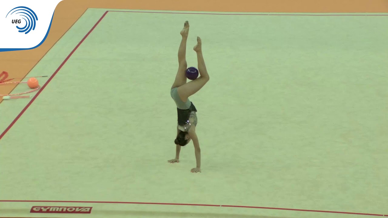 Alexandra AGIURGIUCULESE (ITA) - 2018 Rhythmic Europeans, all around final ball