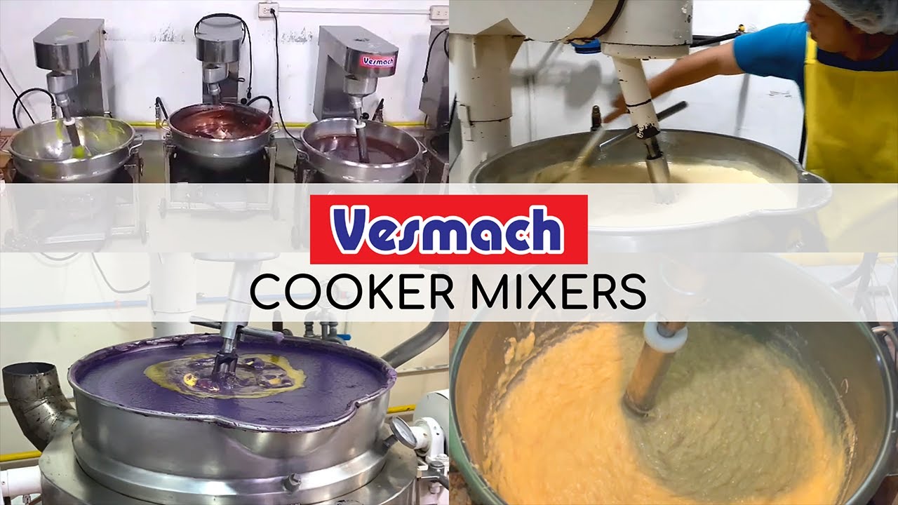 Vesmach Cooker Mixers | Ube Halaya, Yema, Polvoron, Fillings